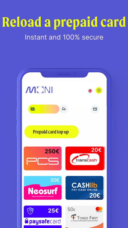 MONI | Mobile & Prepaid topups