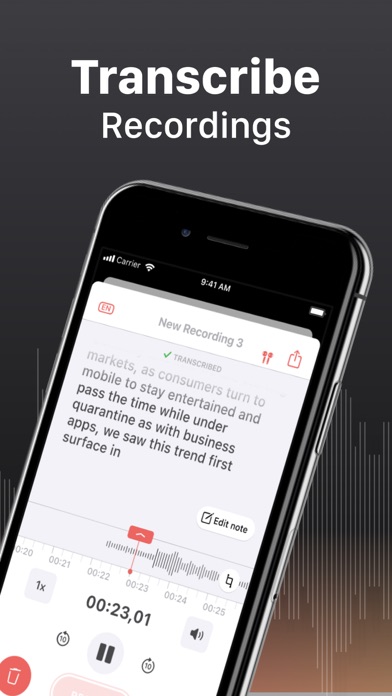 Voice Recorder－Audio Memos Арр Screenshot