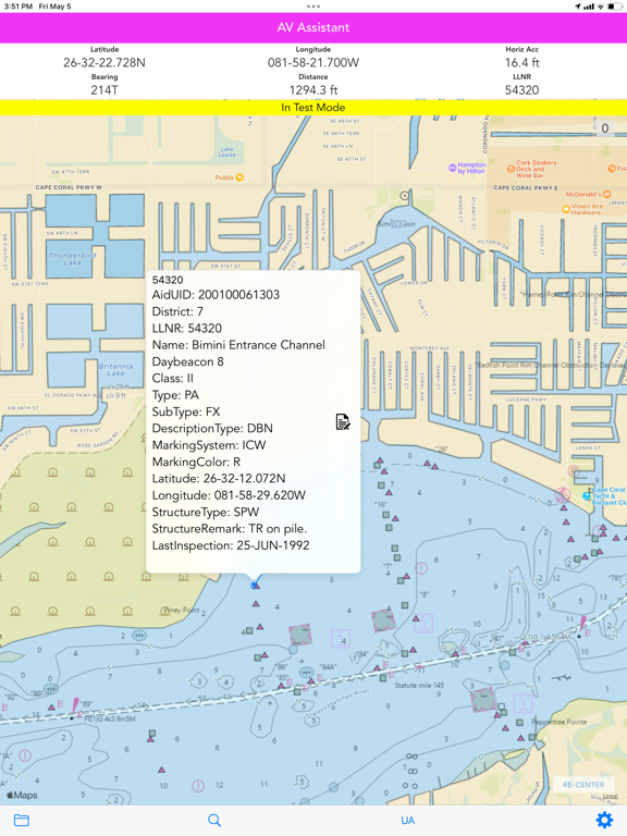 AV Assistant iPad screenshot 2 - Navigation app