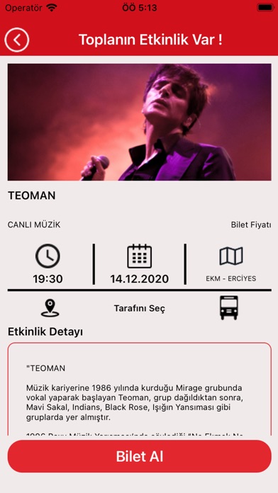 EtkinliKayseri Screenshot