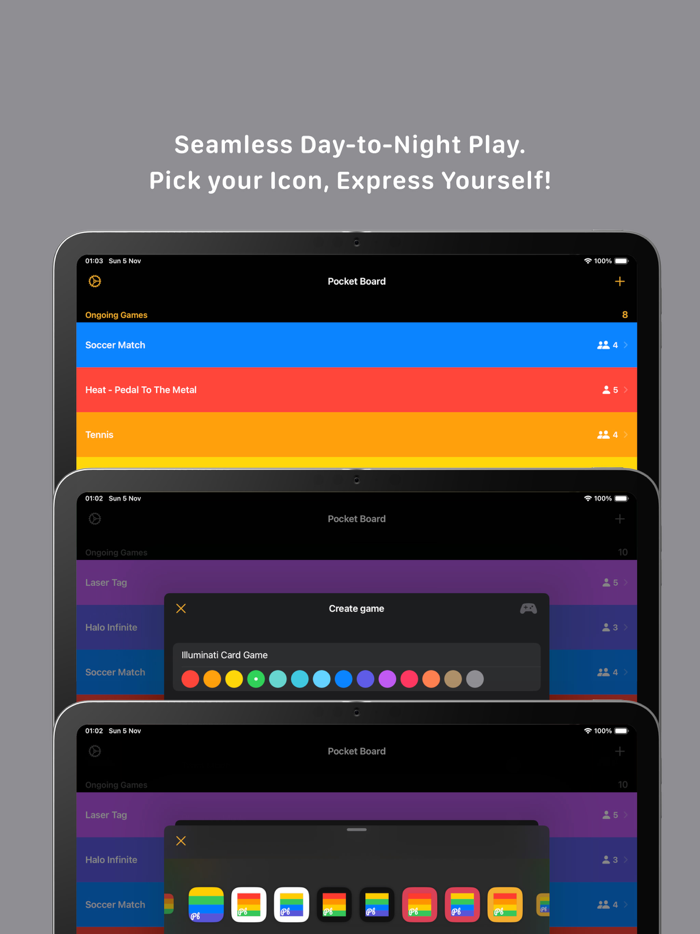 Pocket Board - Game Scoreboard
