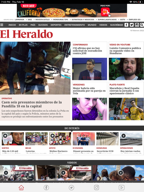Screenshot #4 pour Diario El Heraldo Honduras