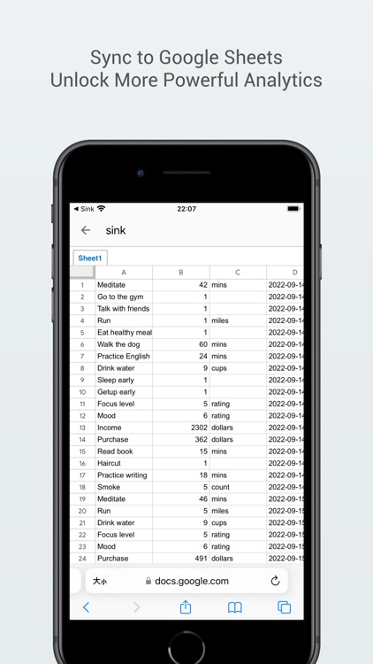 Sink: Habit & Event Tracker screenshot-3