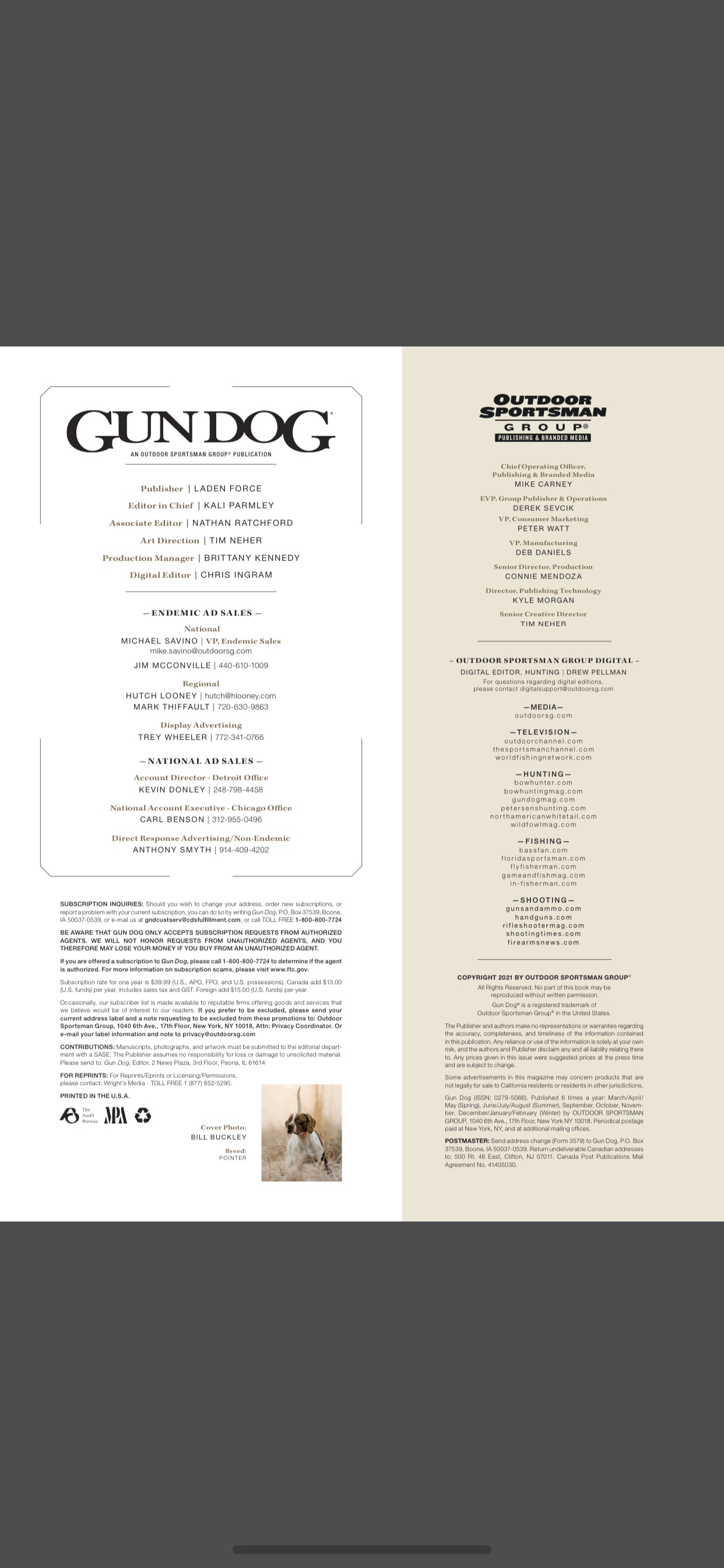 Gun Dog Magazine