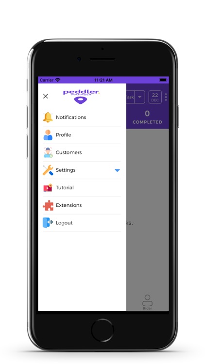 Peddler Rider Manager