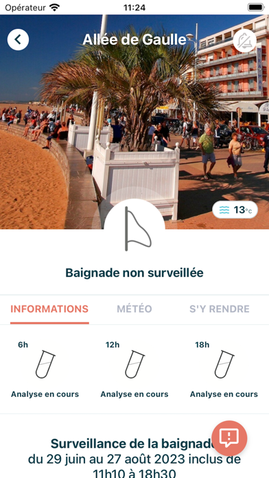 Béziers Méditerranée InfoPlage Screenshot