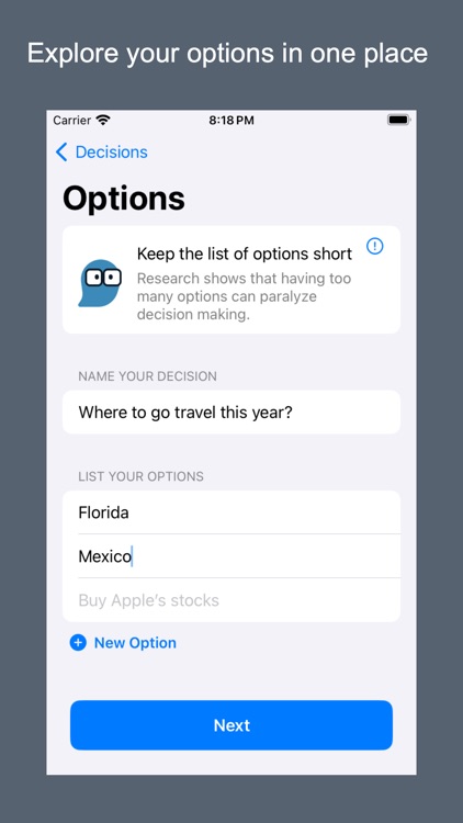 Big Decision: Decide Now