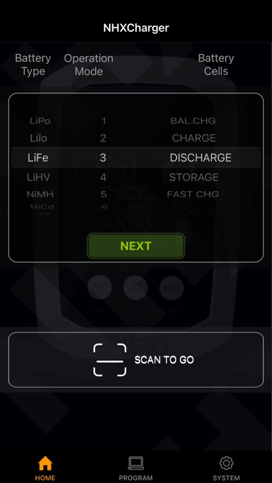 NHXCHARGER Screenshot