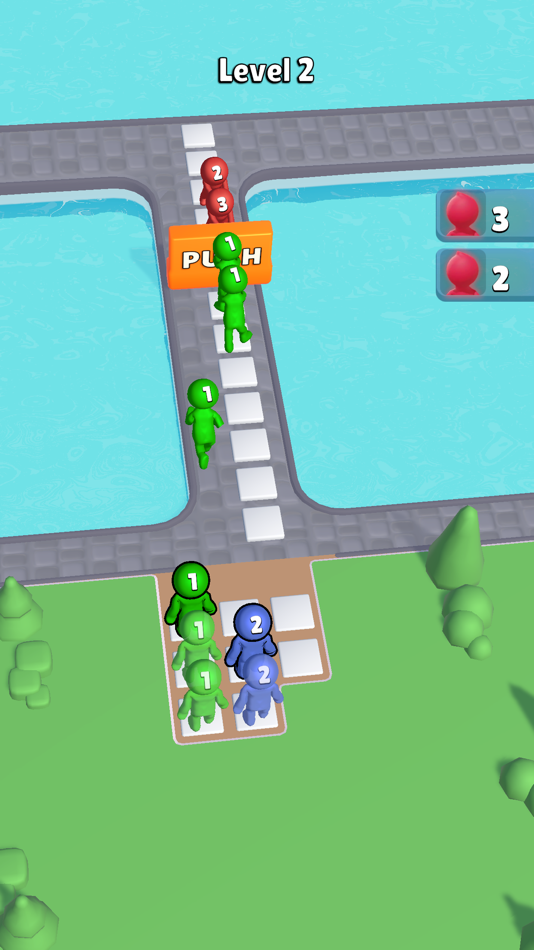 #1. Pusher Merge (iOS) Podle: ZiNKY OYUN YAZILIM ANONiM SiRKETi