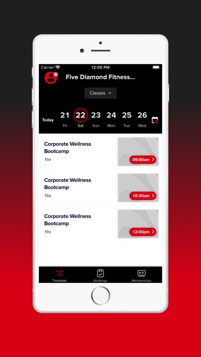 Five Diamond Fitness Screenshot