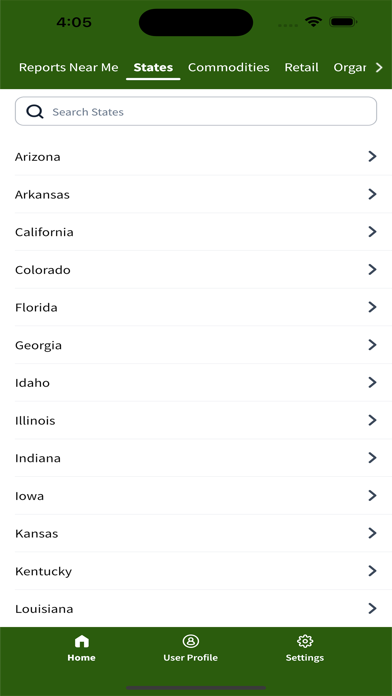 USDA Market News Screenshot