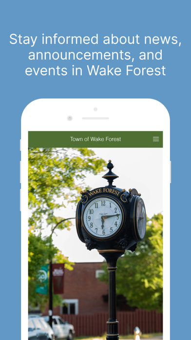 Town of Wake Forest Screenshot