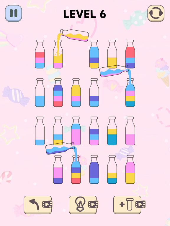 Screenshot #5 pour Water Puzzle - Color Sorting