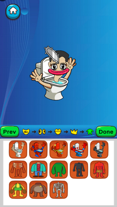 Mix Toilet Monster Makeover Screenshot