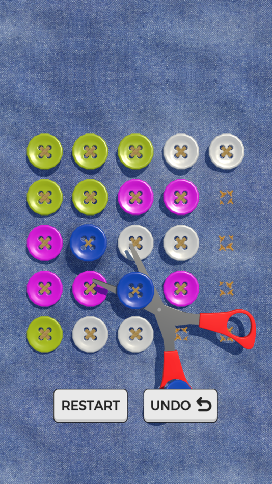 #1. Buttons Cut (iOS) 由: Oksana Voloshyna