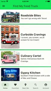 Find My Food Truck App screenshot #1 for iPhone