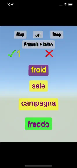 Game screenshot Egitir app de français italien mod apk