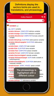 technical dictionary de-it iphone screenshot 3