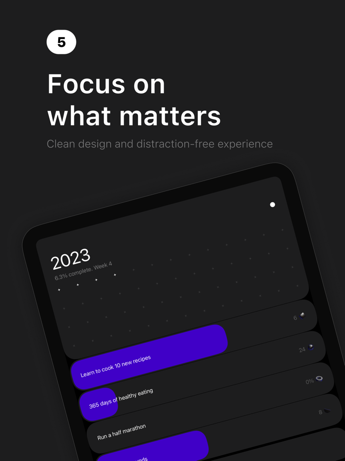Aim - Goals and Progress Counter