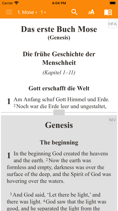 Hoffnung für alle Bibel Screenshot