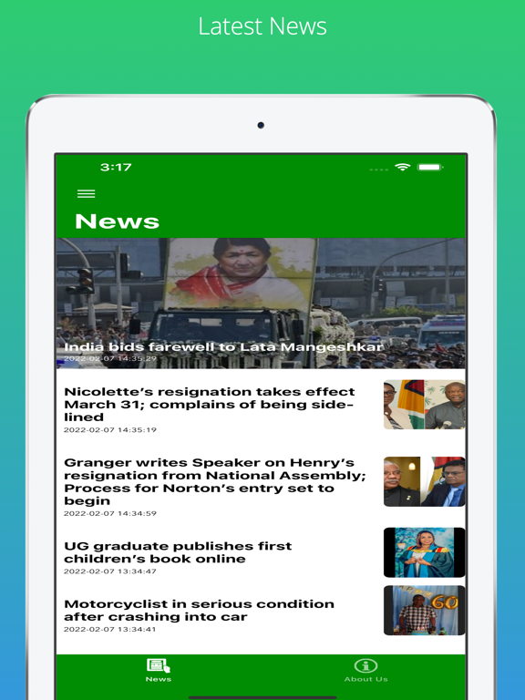 Guyana World iPad screenshot 2 - News app