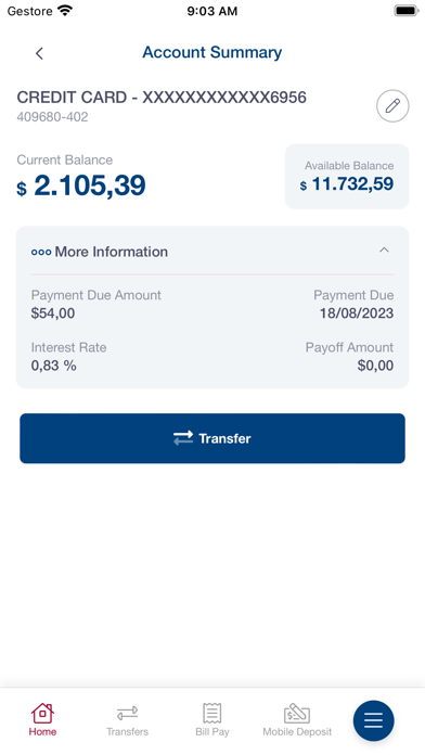 SSCU Mobile Banking Screenshot