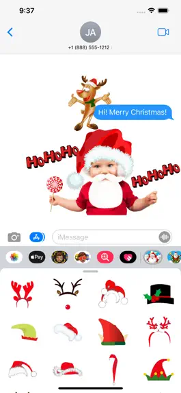 Game screenshot Funny Christmas for iMessage mod apk