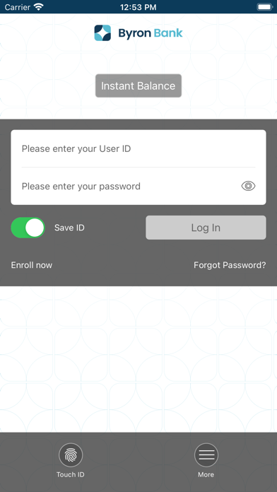 Byron Bank Mobile Banking Screenshot