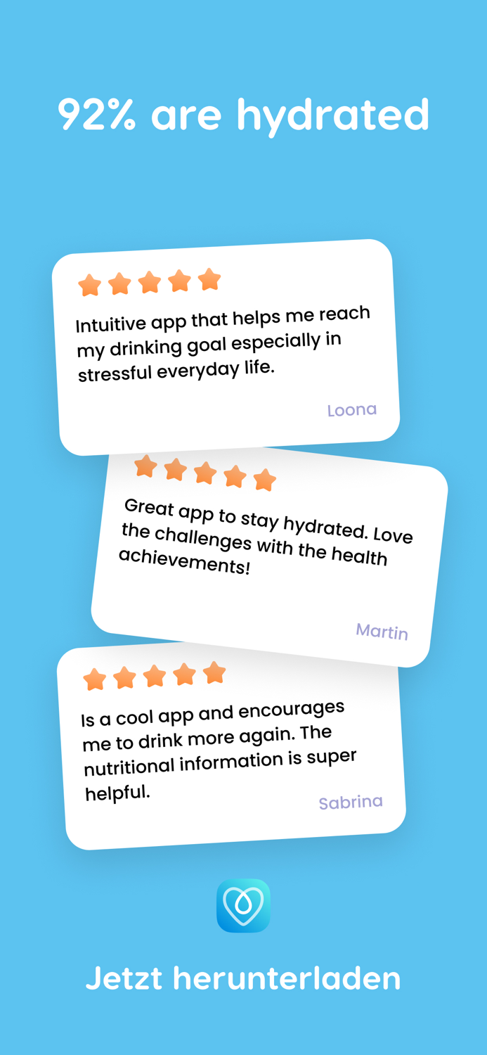 Water tracker app - Dropy