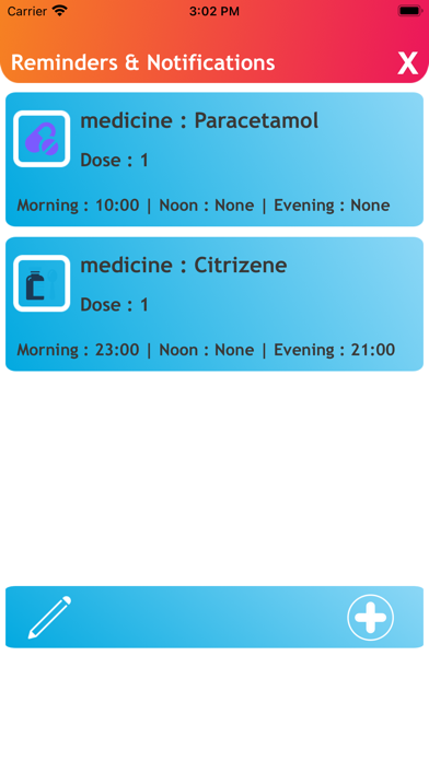 Medicine Reminder Notification Screenshot