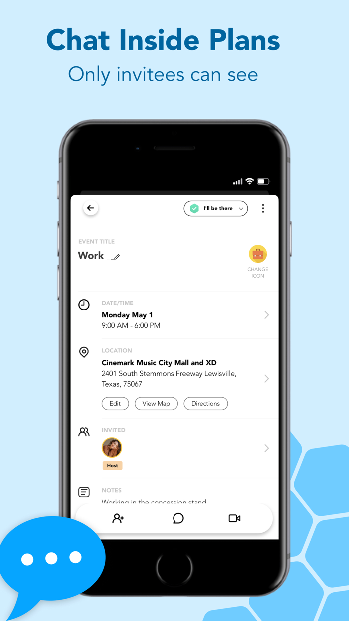 Bizzy - Plan Schedule Chat