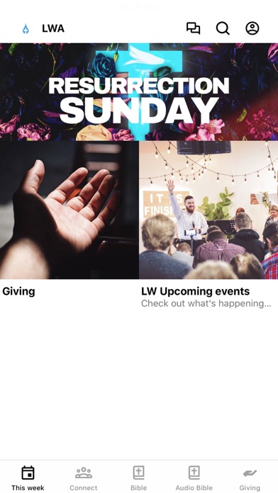Screenshot 1 of Living Waters Assembly App