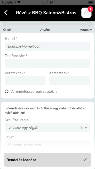 Révész BBQ Screenshot