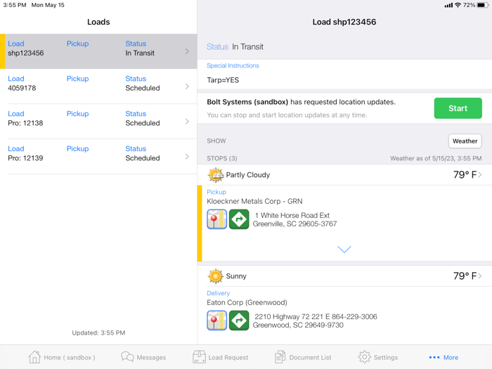 Bolt Driver Dispatch