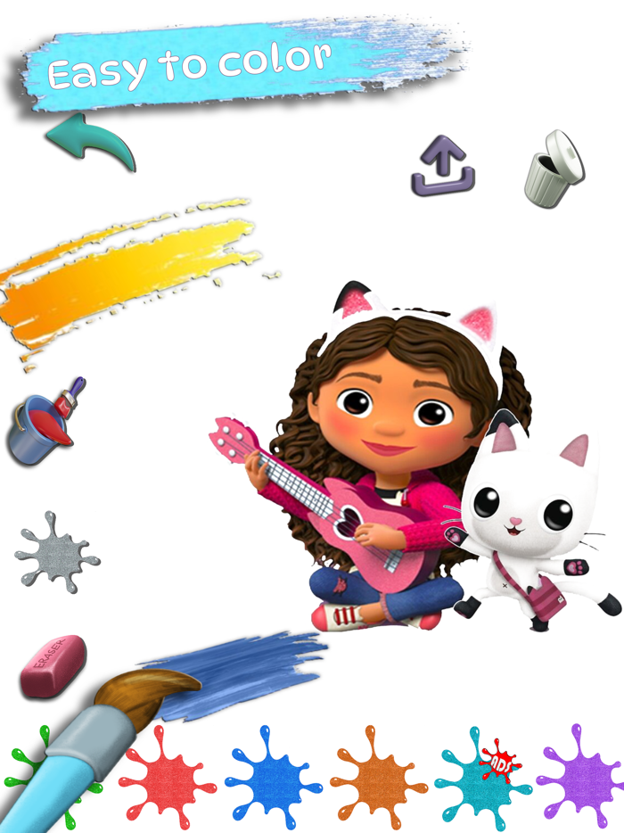 DollHouse Doodle Glitter Book