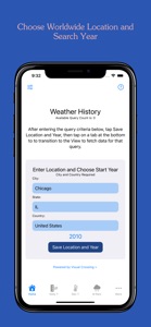 WeathHist screenshot #1 for iPhone