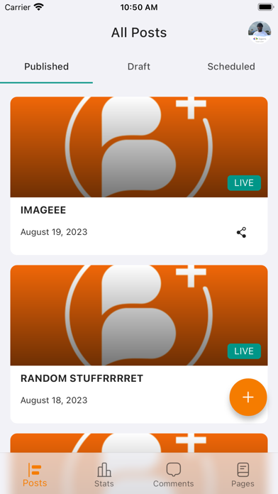 Screenshot #1 pour Blogger Plus