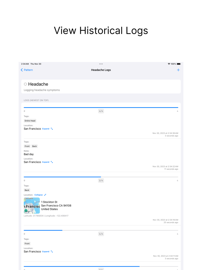 Pattern Track symptoms and more