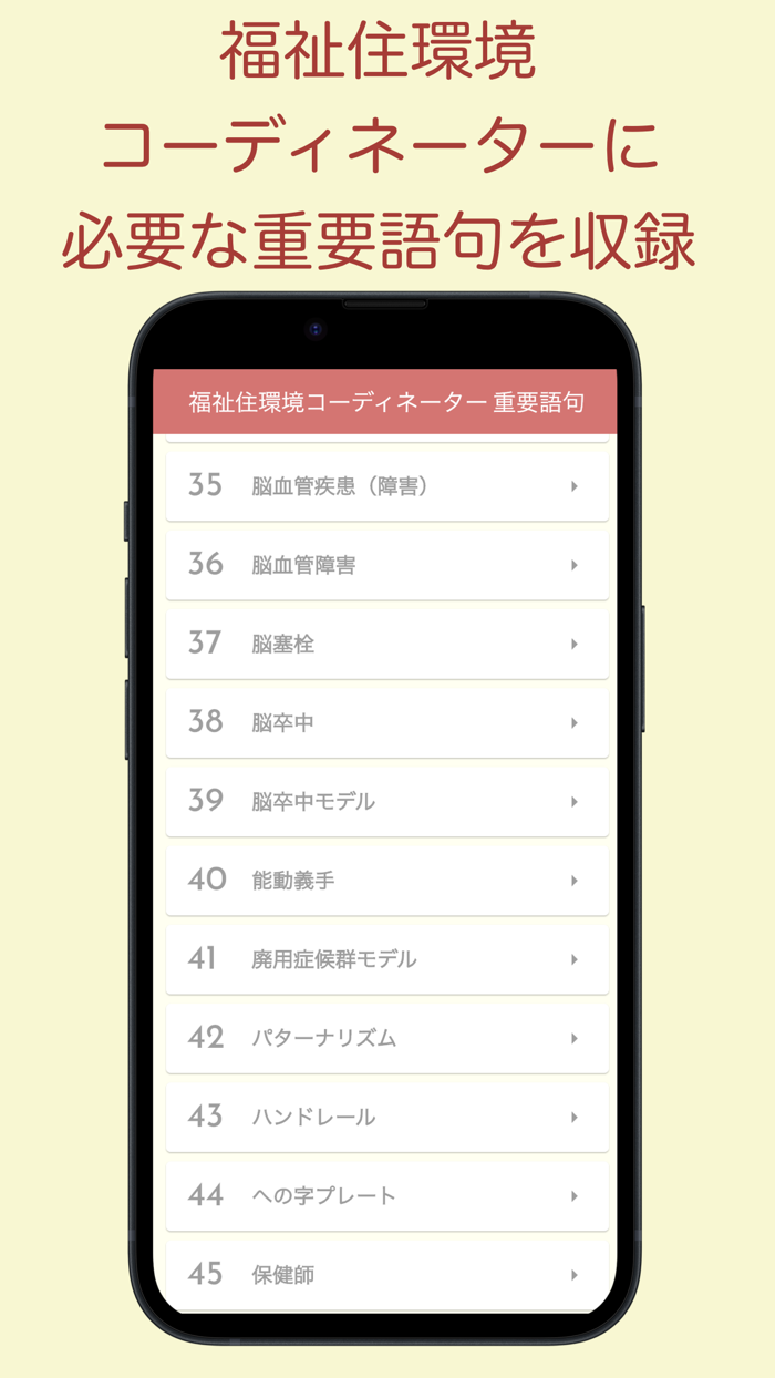 福祉住環境コーディネーター 重用語句 2級 医療福祉介護