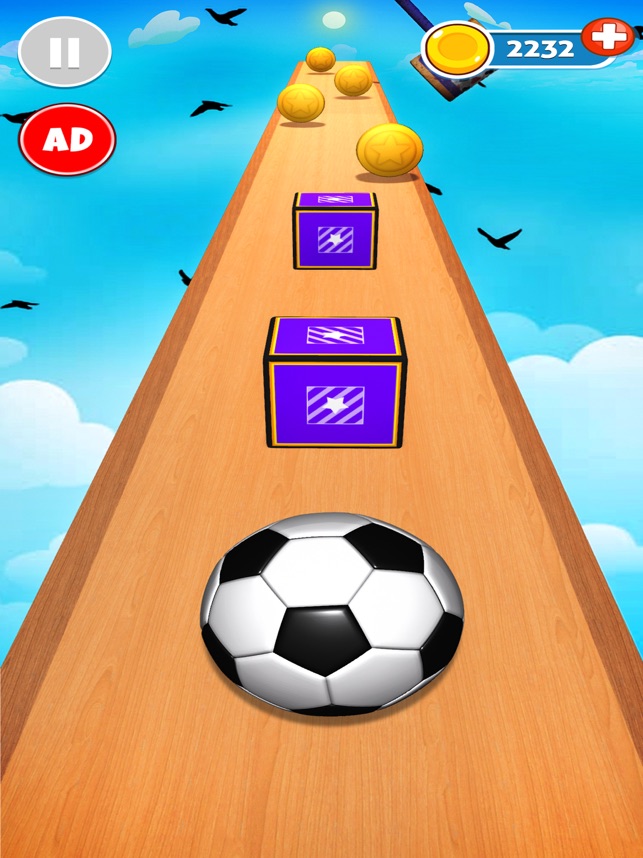 Andando pallone da calcio 3d su App Store