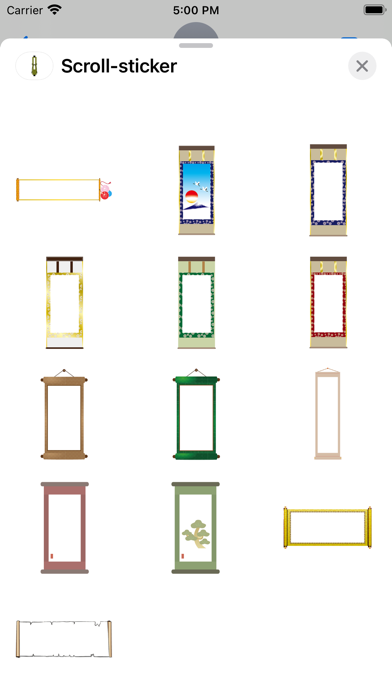 Screenshot #2 pour autocollant Scroll