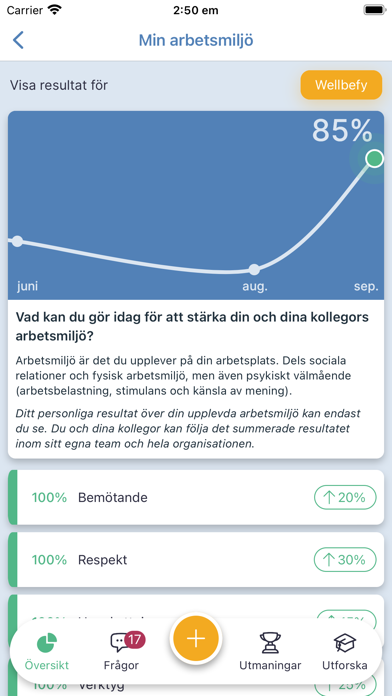 Wellbefy Screenshot