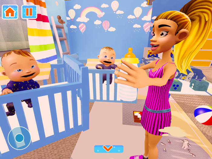 Babysitting Game Baby Twins