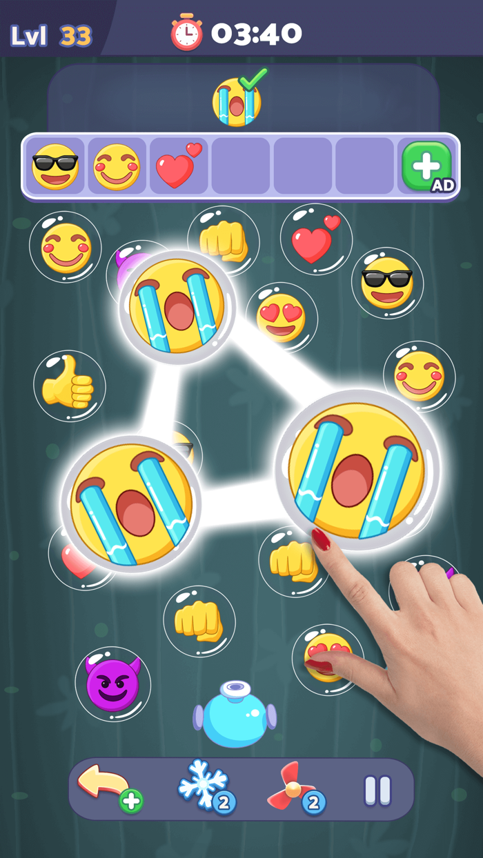 Emoji Bubble Match3