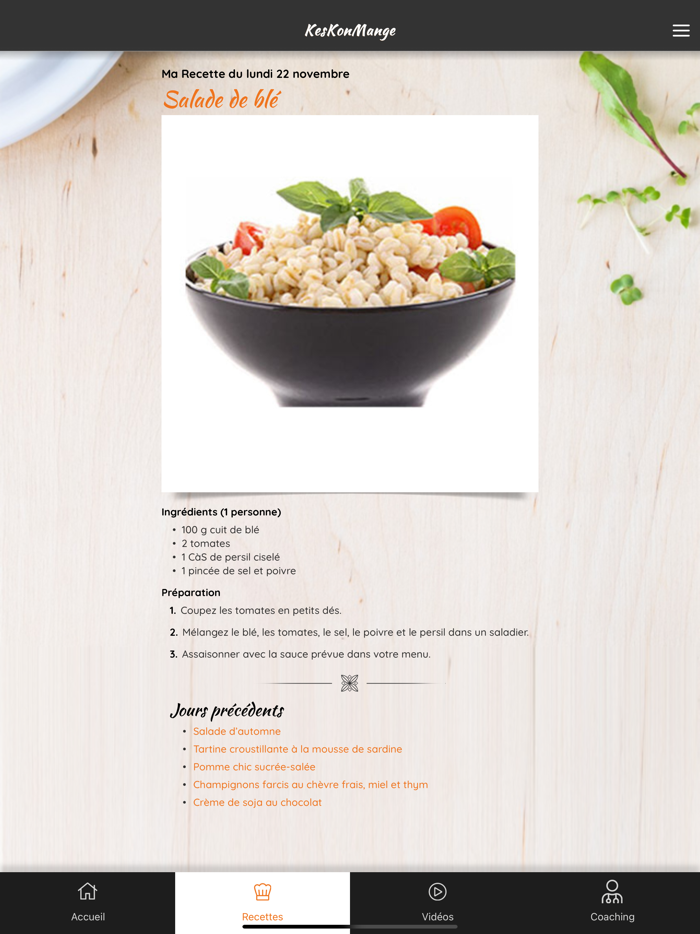 KesKonMange avec JM Cohen