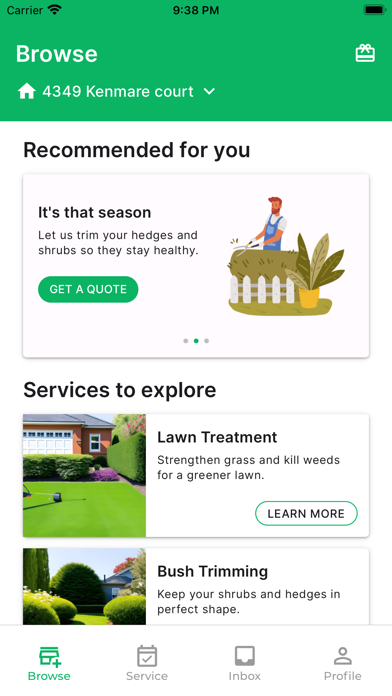 LawnStarter Screenshot