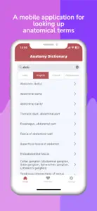 Anatomy Terms screenshot #1 for iPhone