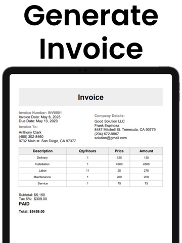 Invoice Maker - PDF Creatorのおすすめ画像1