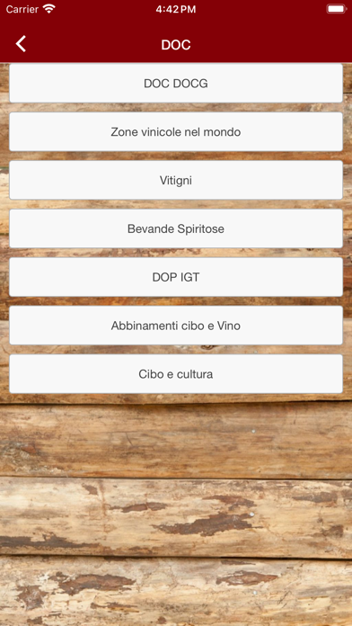 Wine App Screenshot