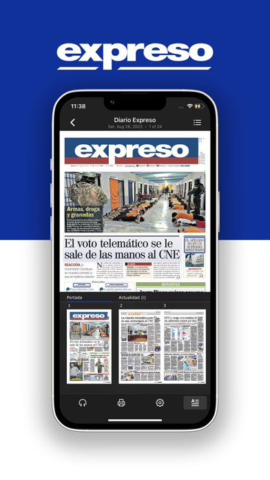 Diario Expreso Ecuador Screenshot